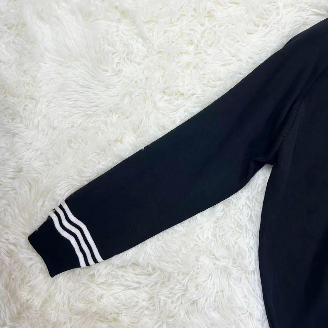 極美品　ボーダーズアットバルコニー　RAYONKNIT SWEATER 黒　M