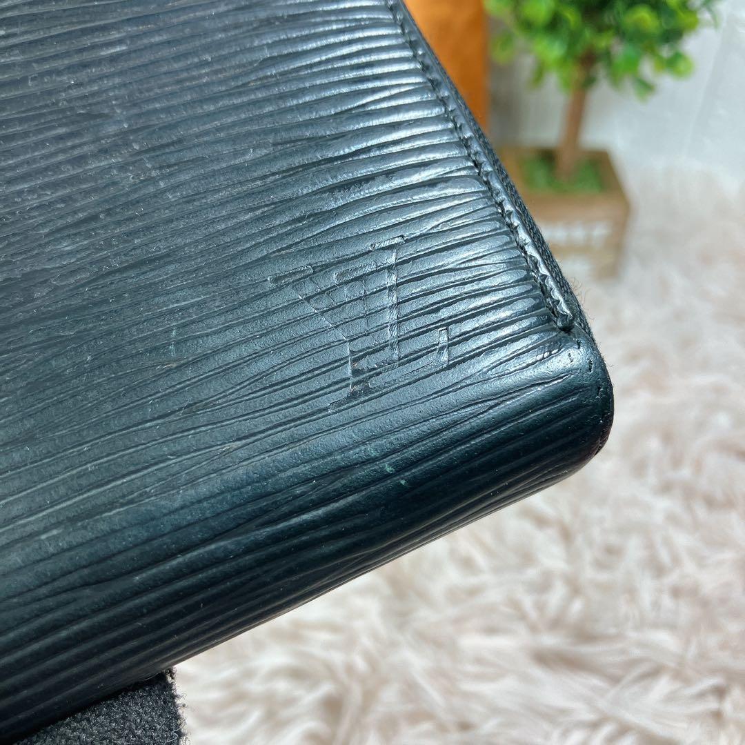 美品 ルイヴィトン エピ ポルトフォイユ クレマンス ブラック メンズ 即日発送