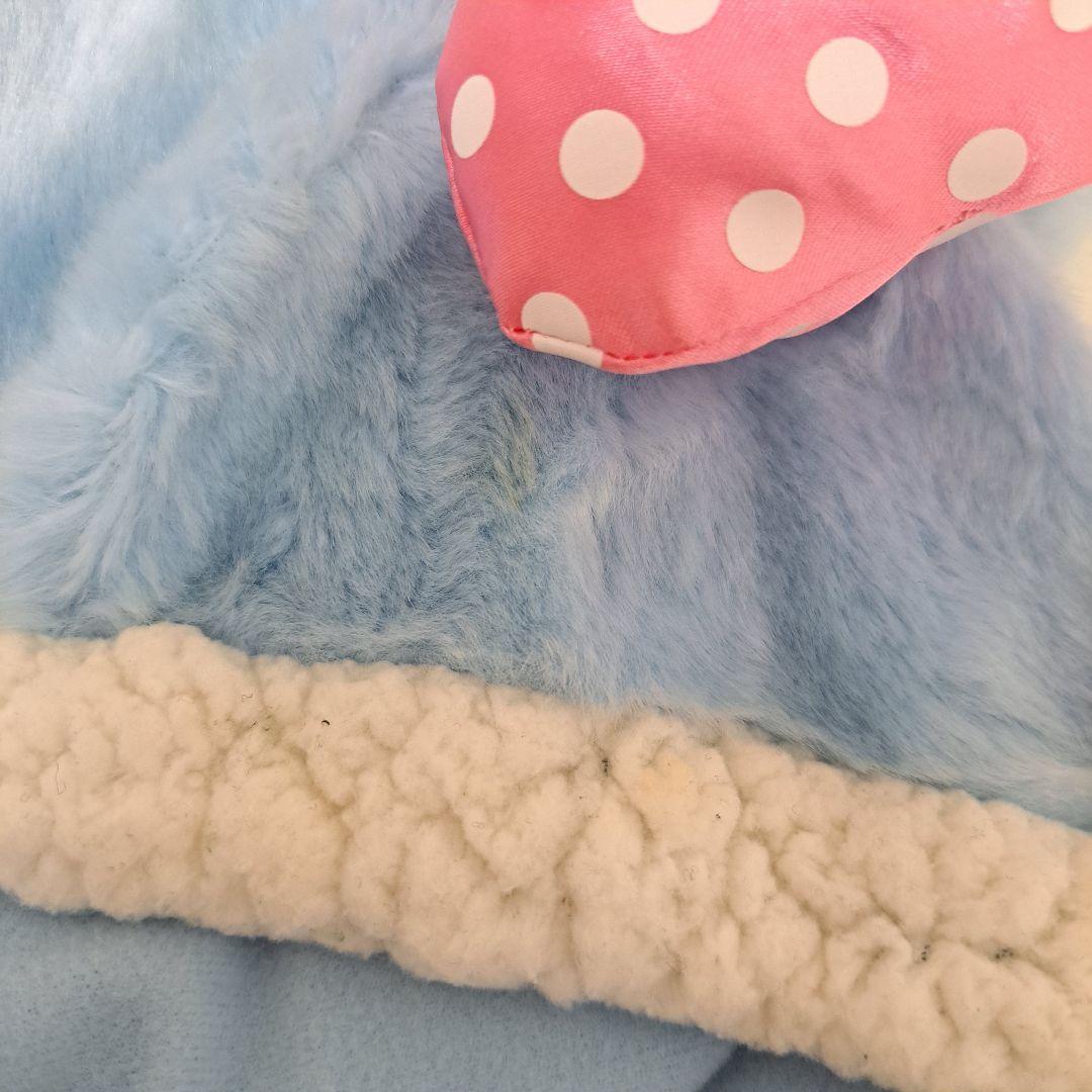 ディズニー ファンキャップ 水色　ミニー