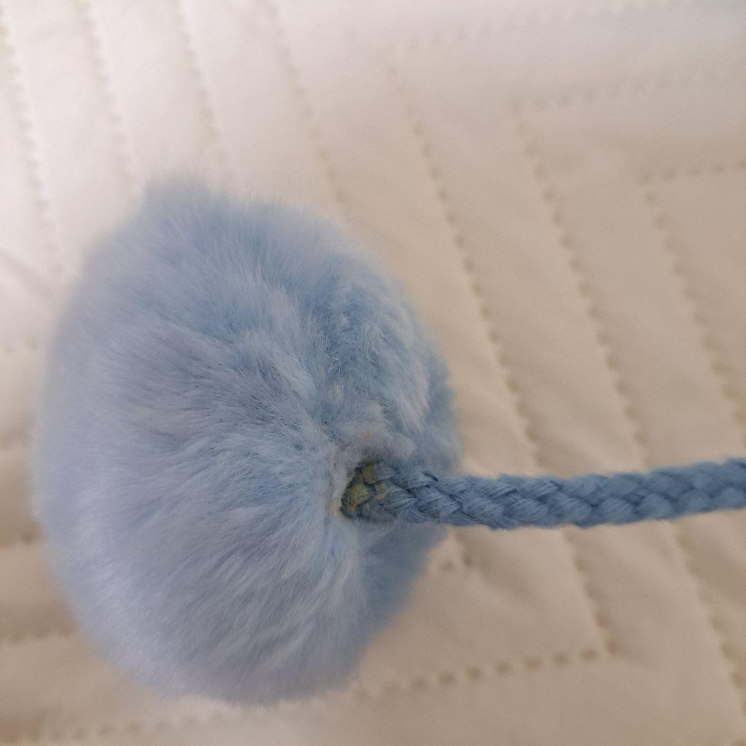 ディズニー ファンキャップ 水色　ミニー