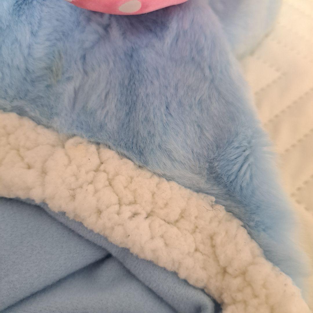 ディズニー ファンキャップ 水色　ミニー