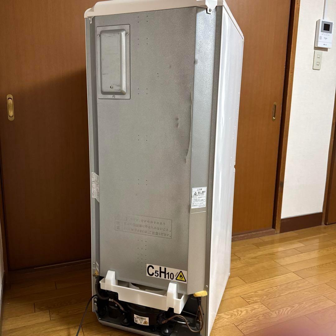 【中古】e angle 冷蔵庫 ANG-RE151-A1 2019年製