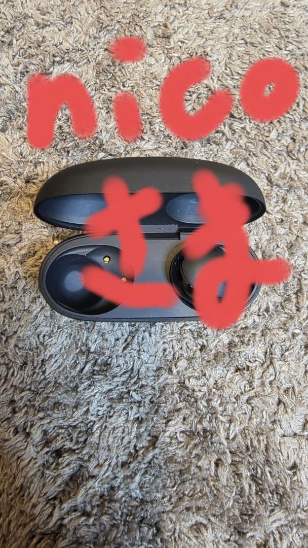 nico　SONY「WF-1000XM5」（黒） 右耳・充電ケース