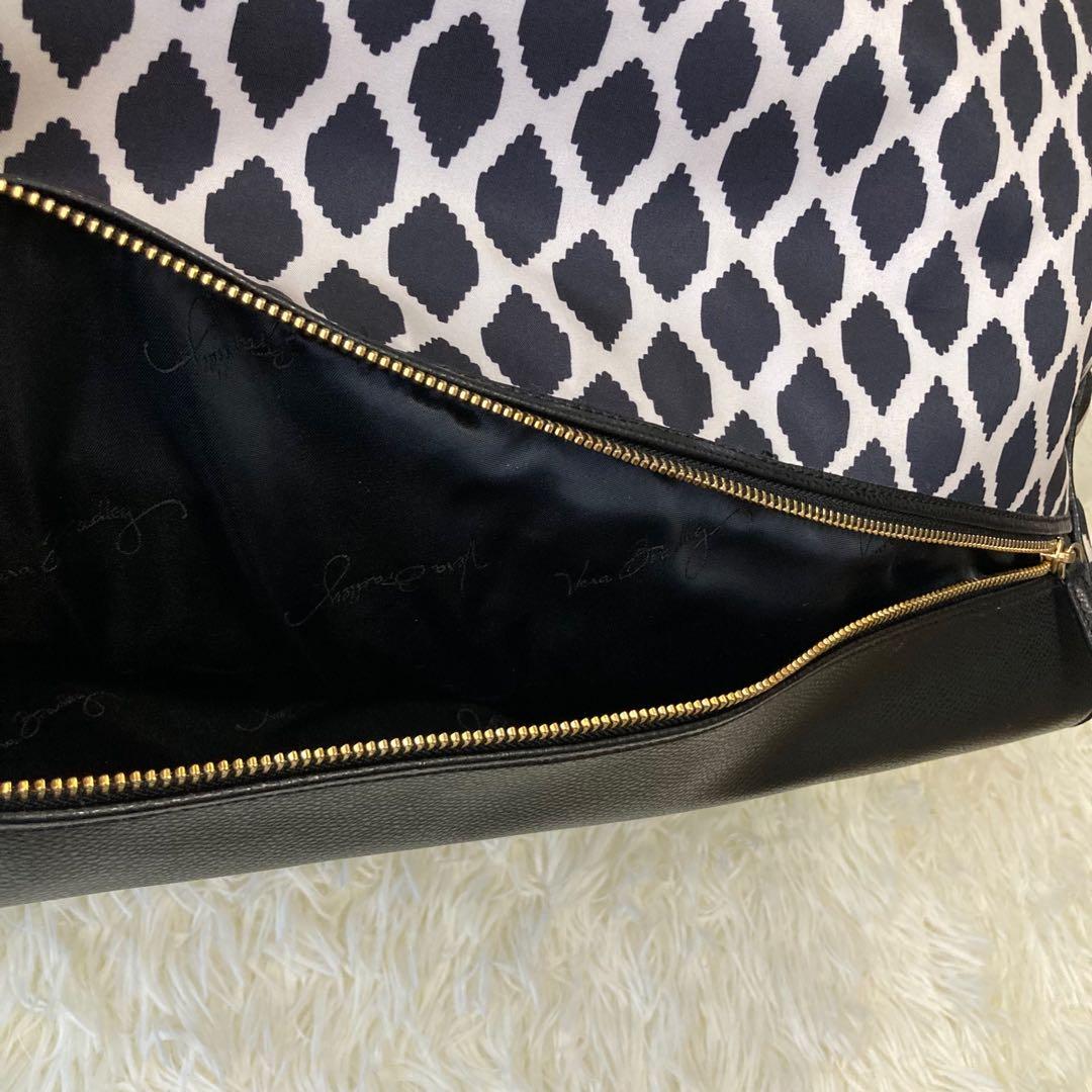 美品　VERABRADLEY トラベルバック　2WAYボストンバック　本革トリム
