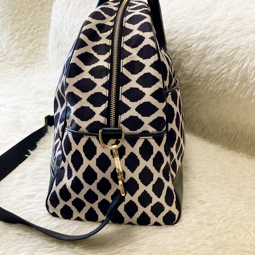 美品　VERABRADLEY トラベルバック　2WAYボストンバック　本革トリム