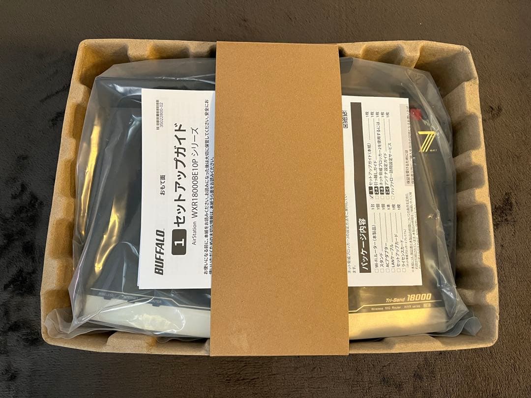 美品 BUFFALO WXR18000BE10P 無線ルーター Wi-Fi 7