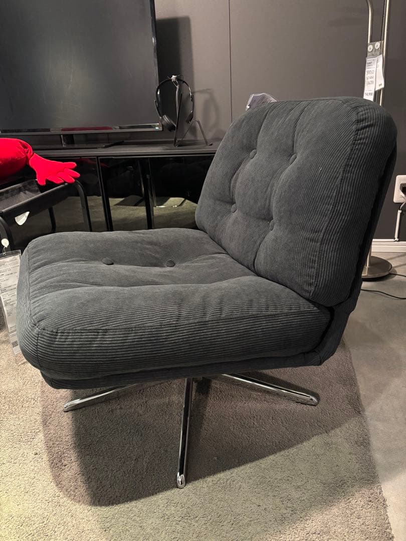 〈新品♠︎♤未開封〉IKEA ディヴリンゲ 1人掛け 回転パーソナルチェア ソファ