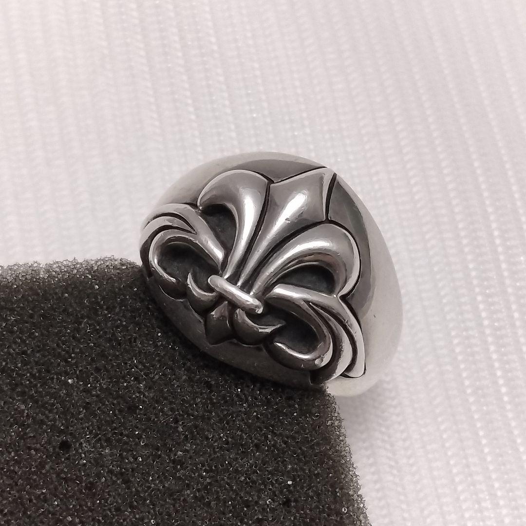 希少廃盤 エムズコレクション 百合 紋章 リング 指輪 23号 シルバー