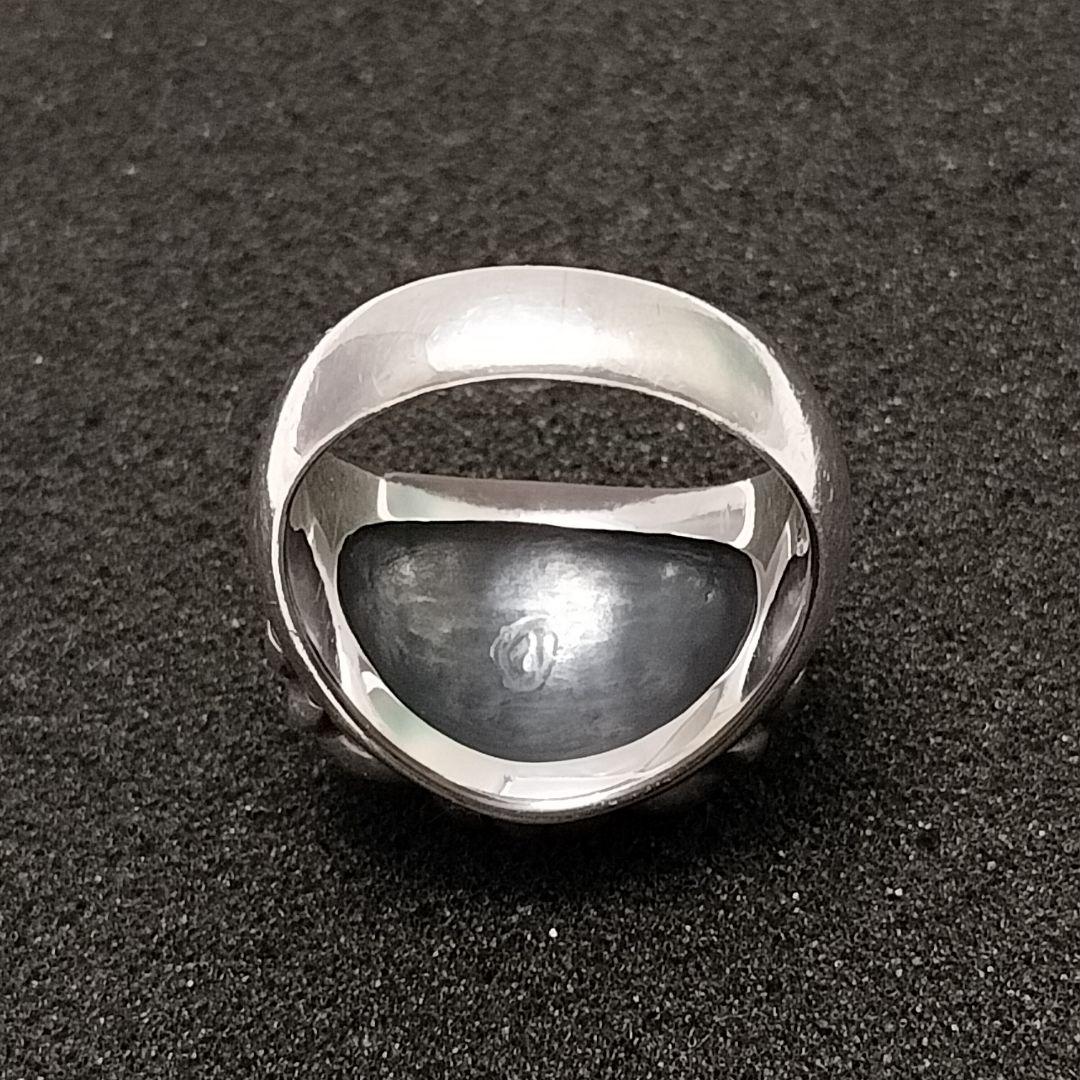 希少廃盤 エムズコレクション 百合 紋章 リング 指輪 23号 シルバー