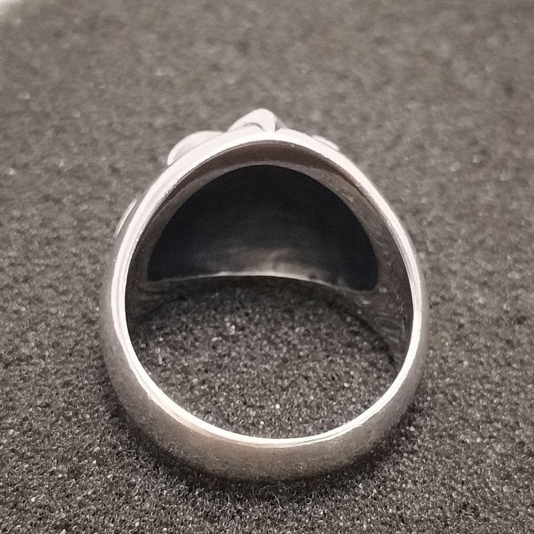 希少廃盤 エムズコレクション 百合 紋章 リング 指輪 23号 シルバー