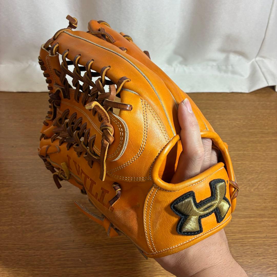 アンダーアーマー 一般硬式 グローブ グラブ 左投げ 外野用 美品