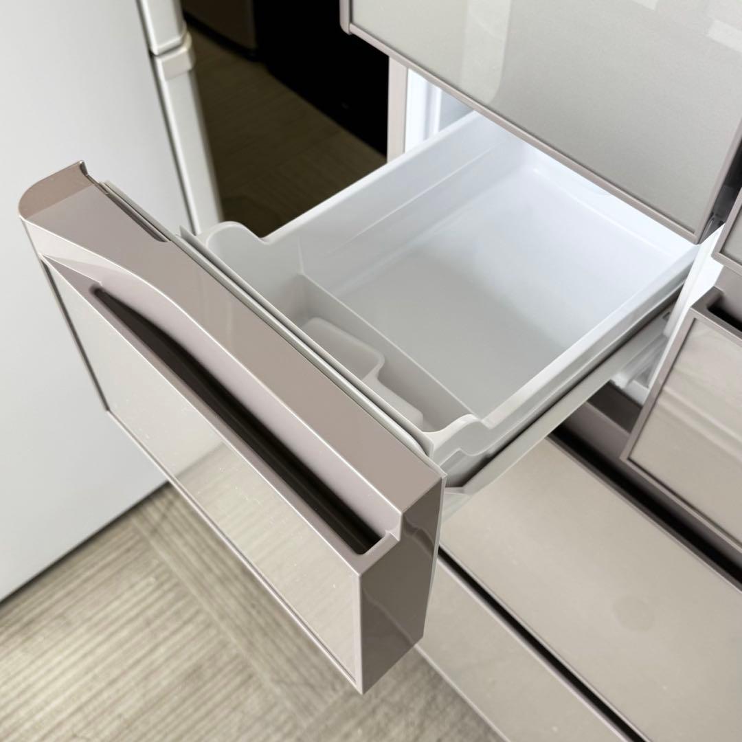 【超美品‼️】日立 2019年製 475L 冷凍冷蔵庫 高級ガラスドア 真空チルド