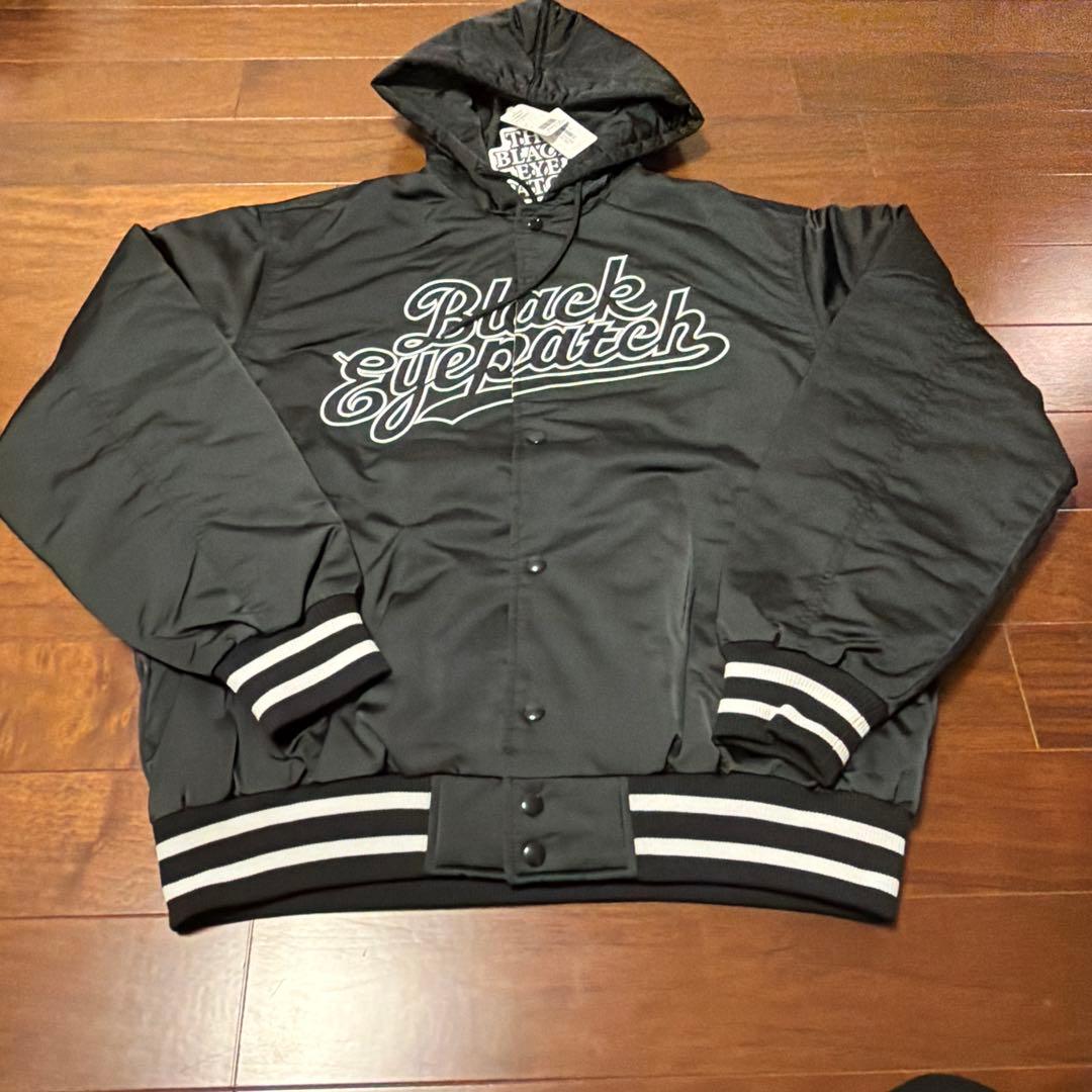 Black Eye Patch ナイロンフードジャケットサイズM