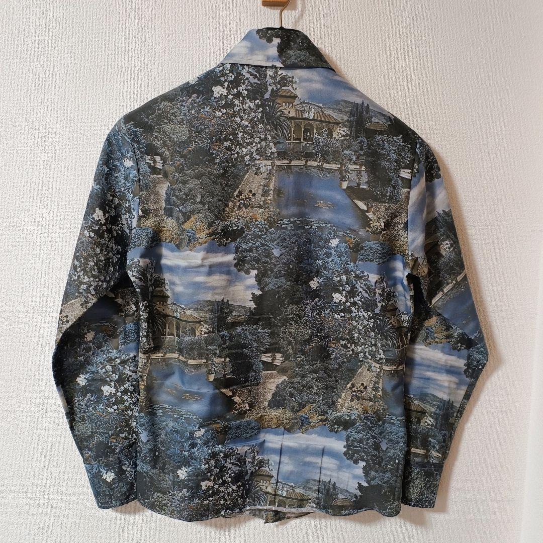 70年代 KENNIGTON ケニントン 隠れミッキー 総柄シャツ Lサイズ