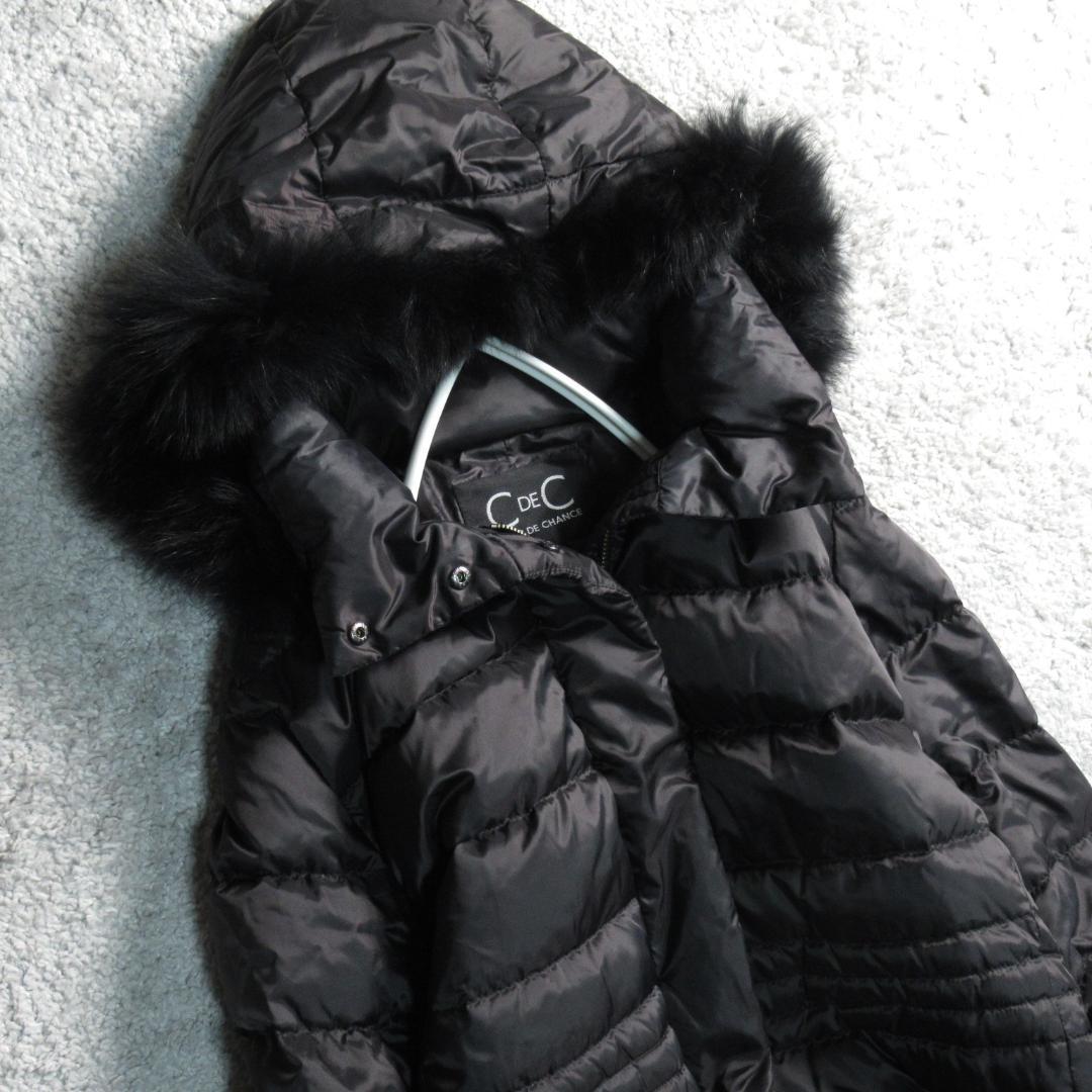 クードシャンス 3WAY フォックスファー付き ダウンジャケット コート 40