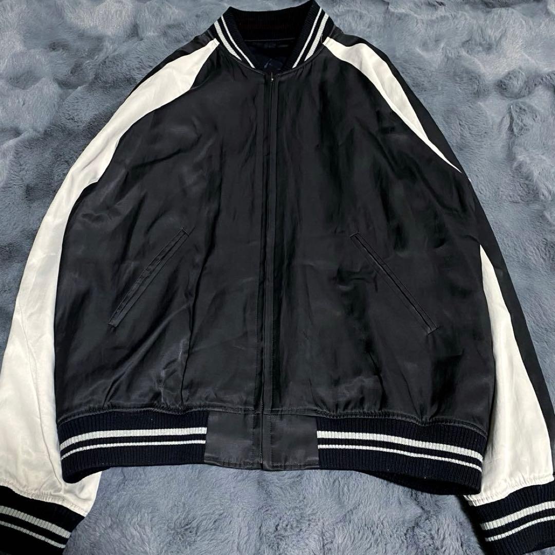 LAD MUSICIAN フラワーリバーシブル スカジャン 花柄 44 Lサイズ