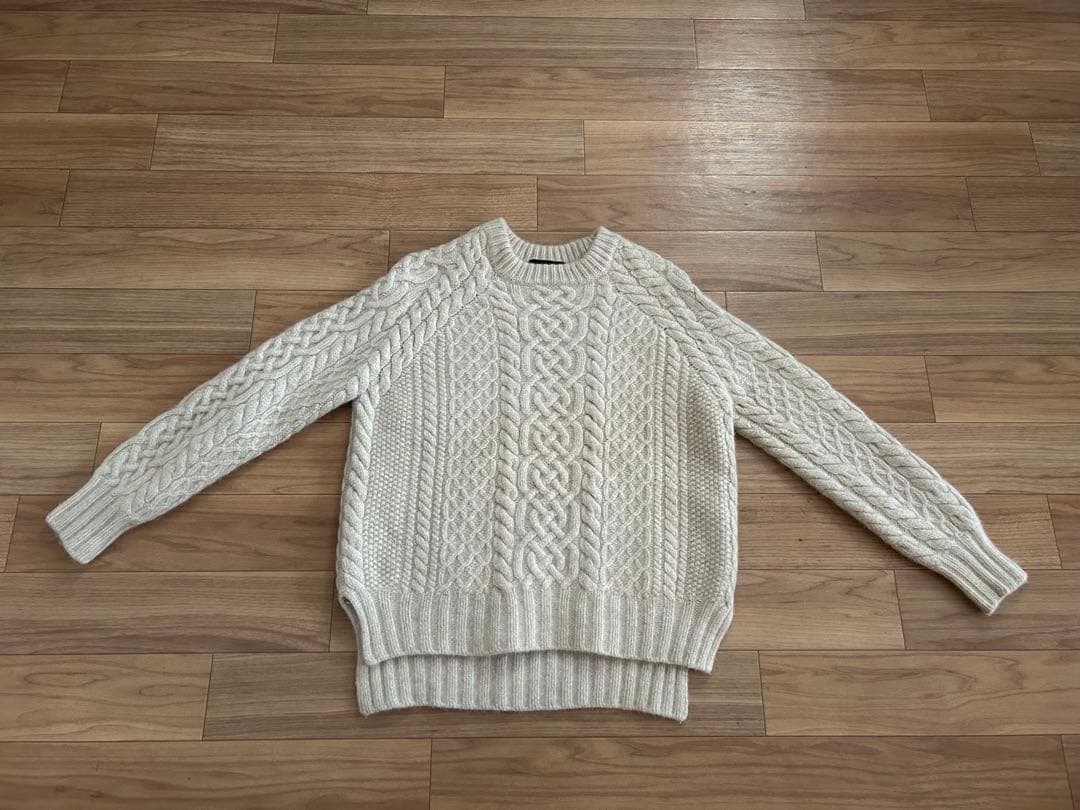 Drawerドゥロワー ケーブルニット★ ブラミンク BLAMINK