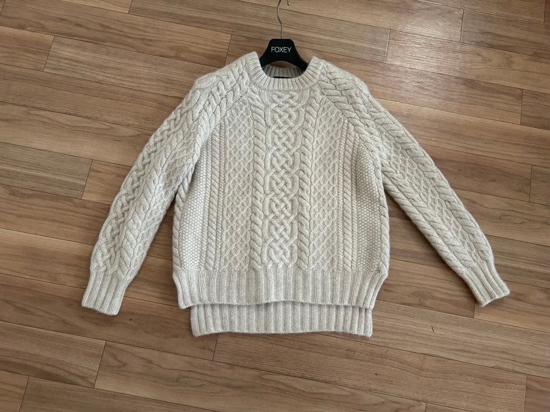 Drawerドゥロワー ケーブルニット★ ブラミンク BLAMINK