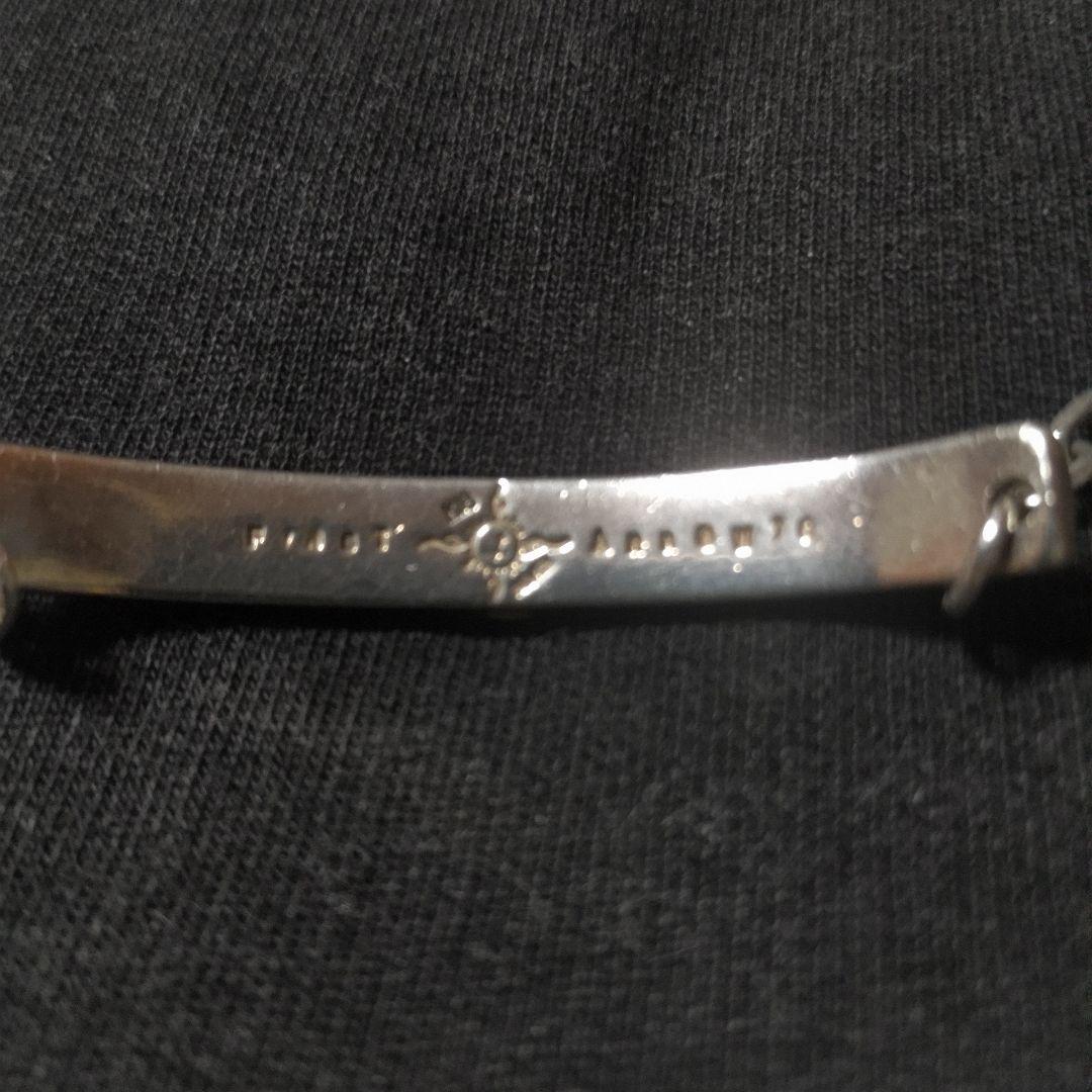 ファーストアローズ　18金太陽神　唐草彫りシルバーチェーンブレスレット