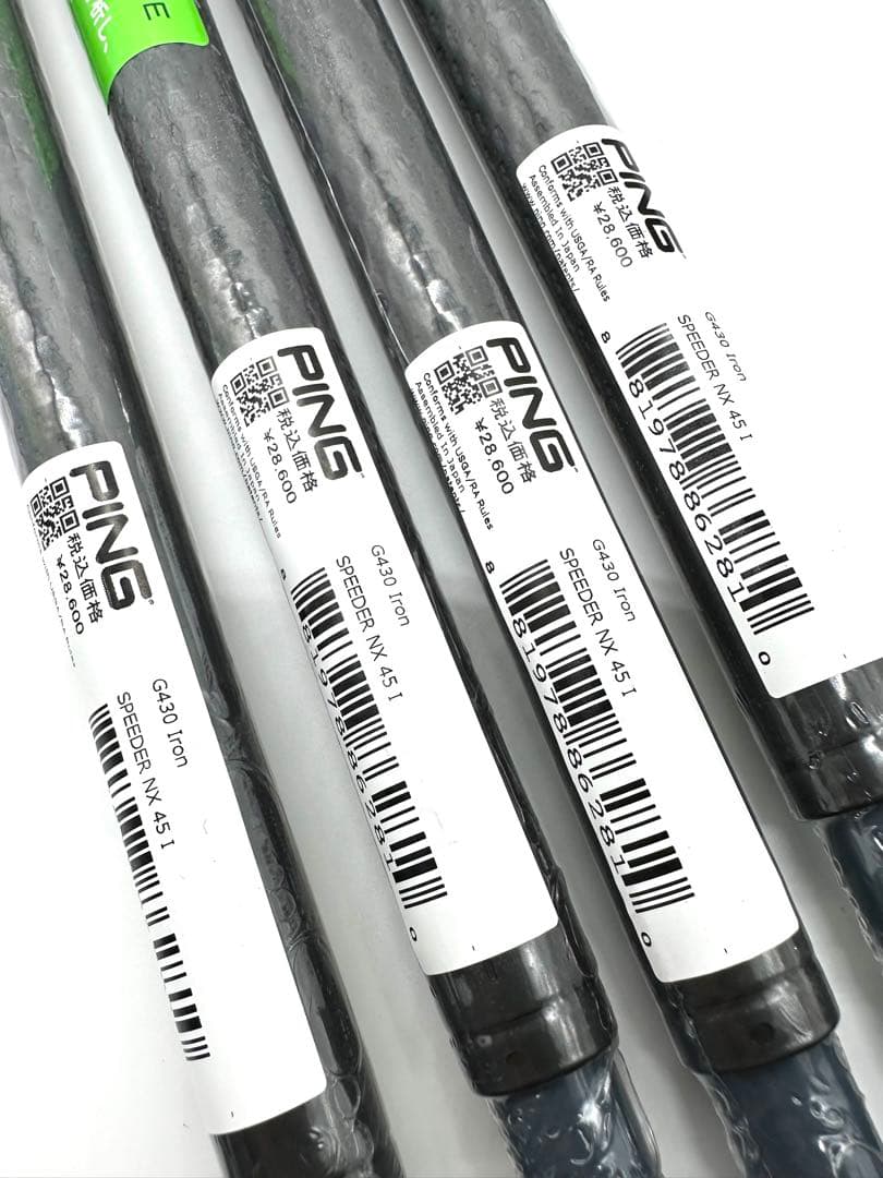 【新品】ピン／PING｜G430アイアンセット7番〜PW｜スピーダーNX45