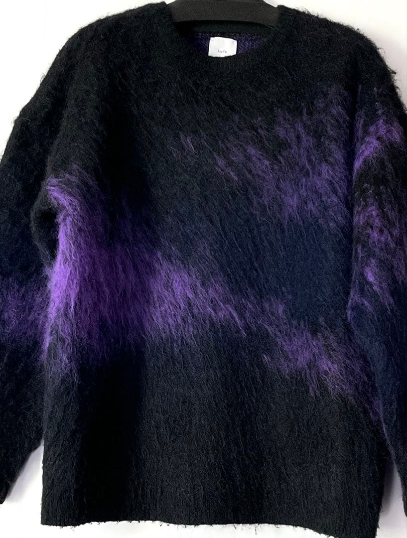 ナ*ギ様 Lui's グラデーション シャギーニット クルーネック起毛 ルイス