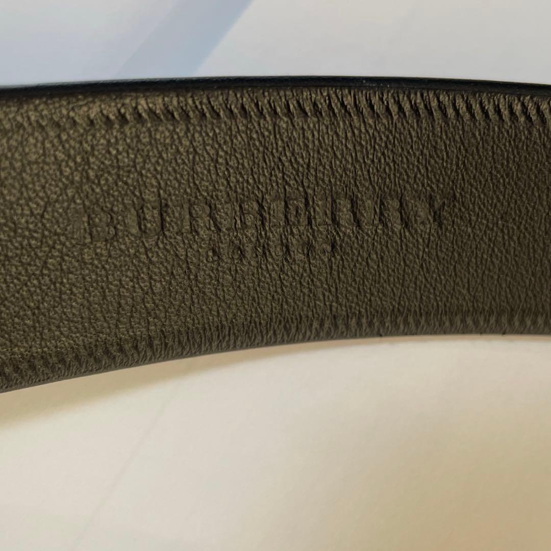 【美品】 Burberry レザーベルト 牛皮