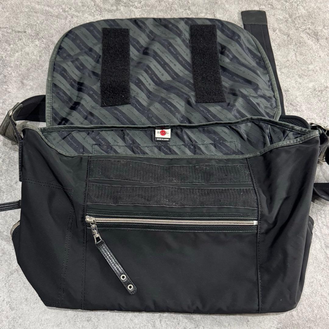 00s master piece messenger bag Y2K 馬革