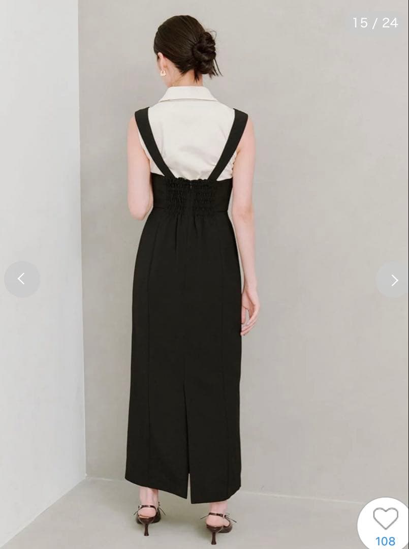 新品 25秋冬 SNIDEL タイトジャンスカ ブラック