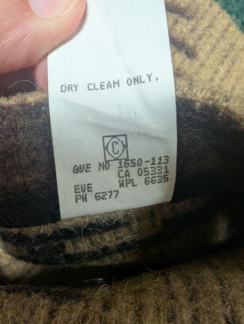 WOOLRICH ボア ベスト ネイティブ柄 マルチカラー ウールリッチ L