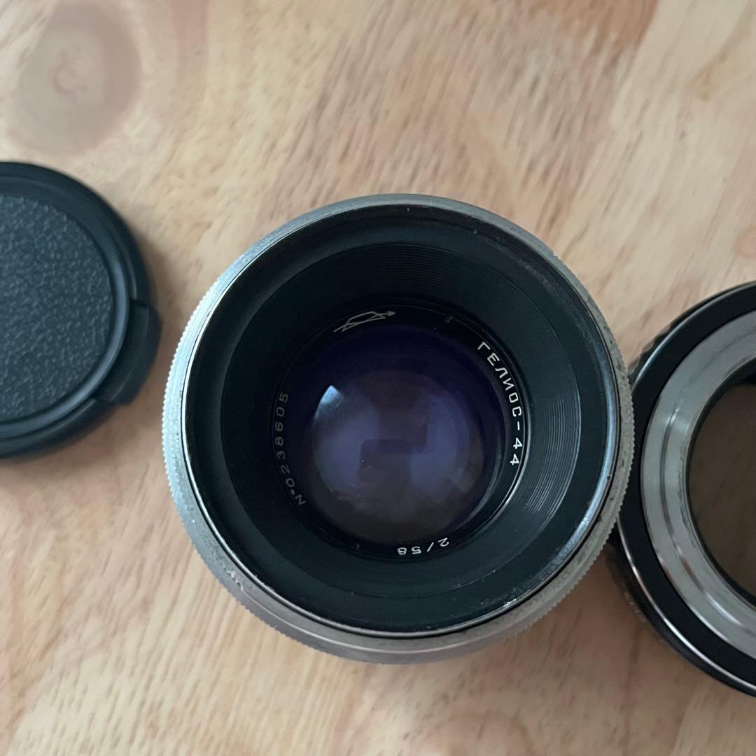 希少 極美品 シルバー Helios-44 58mm f2