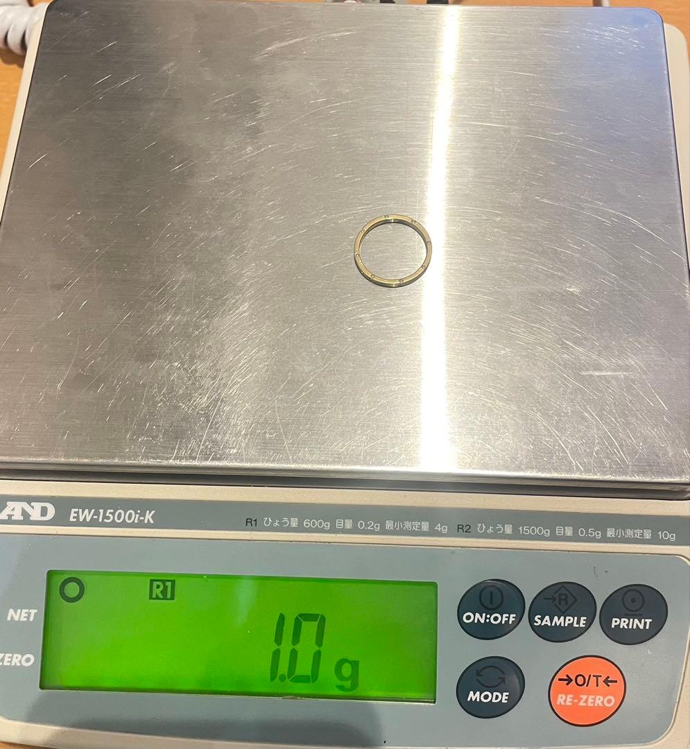 K18軽めドッドゴールドリング　11号　34H2601