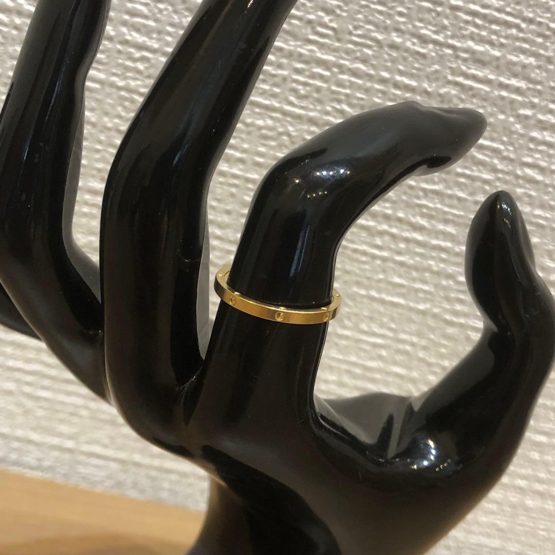 K18軽めドッドゴールドリング　11号　34H2601