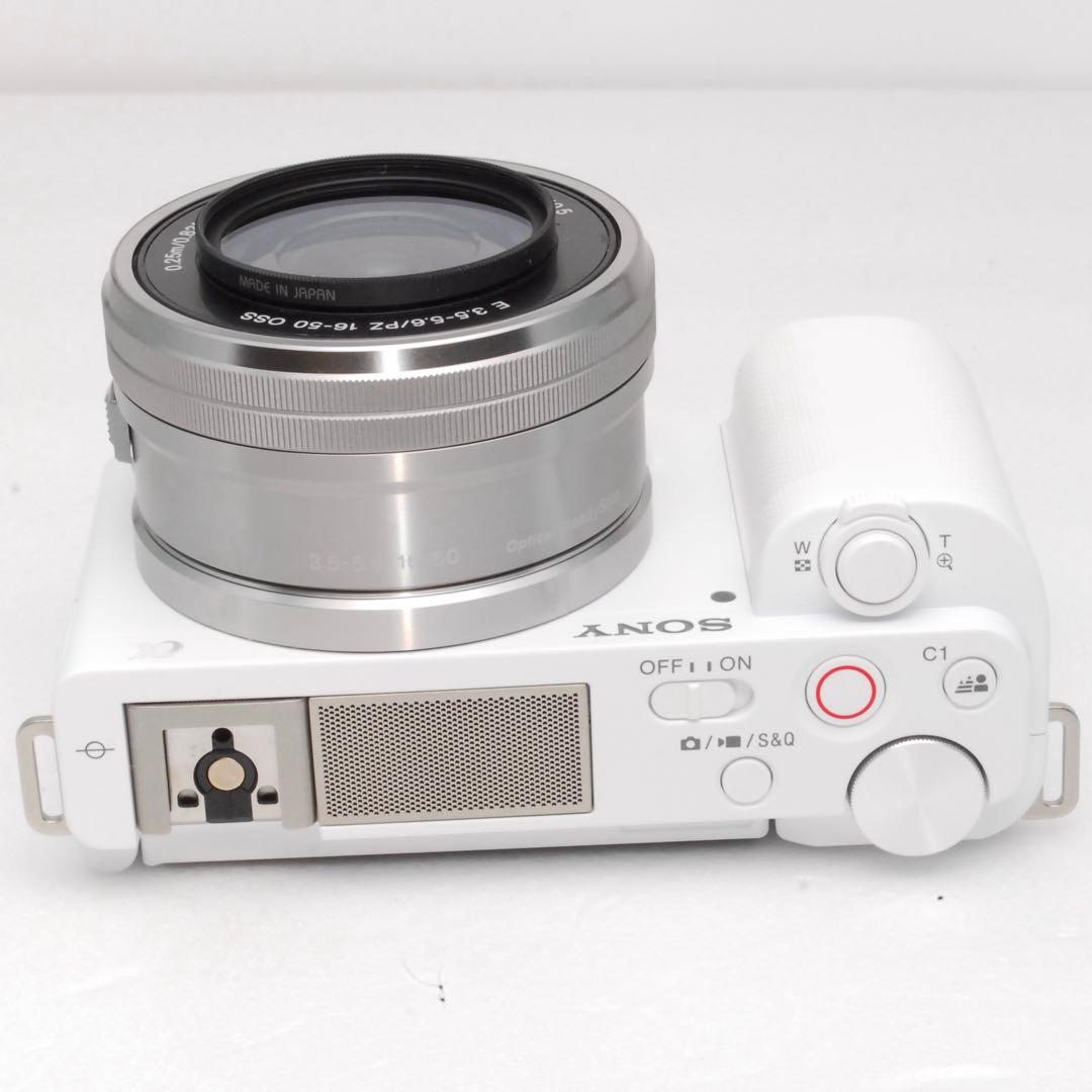 【美品】SONY α VLOGCAM ZV-E10 ホワイト ダブルレンズキット