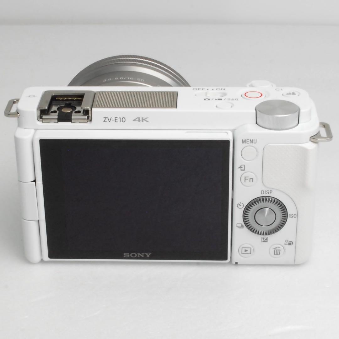 【美品】SONY α VLOGCAM ZV-E10 ホワイト ダブルレンズキット