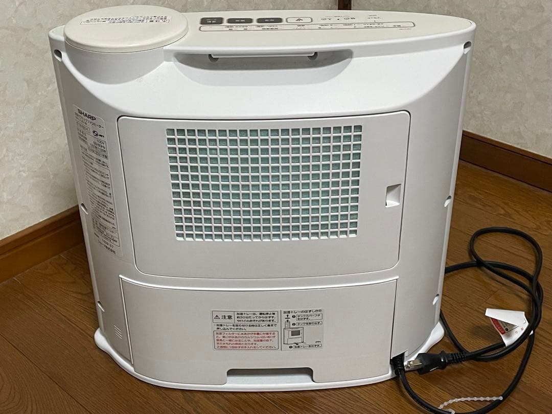 2021年製SHARP 加湿セラミックファンヒーター HX-L120-W