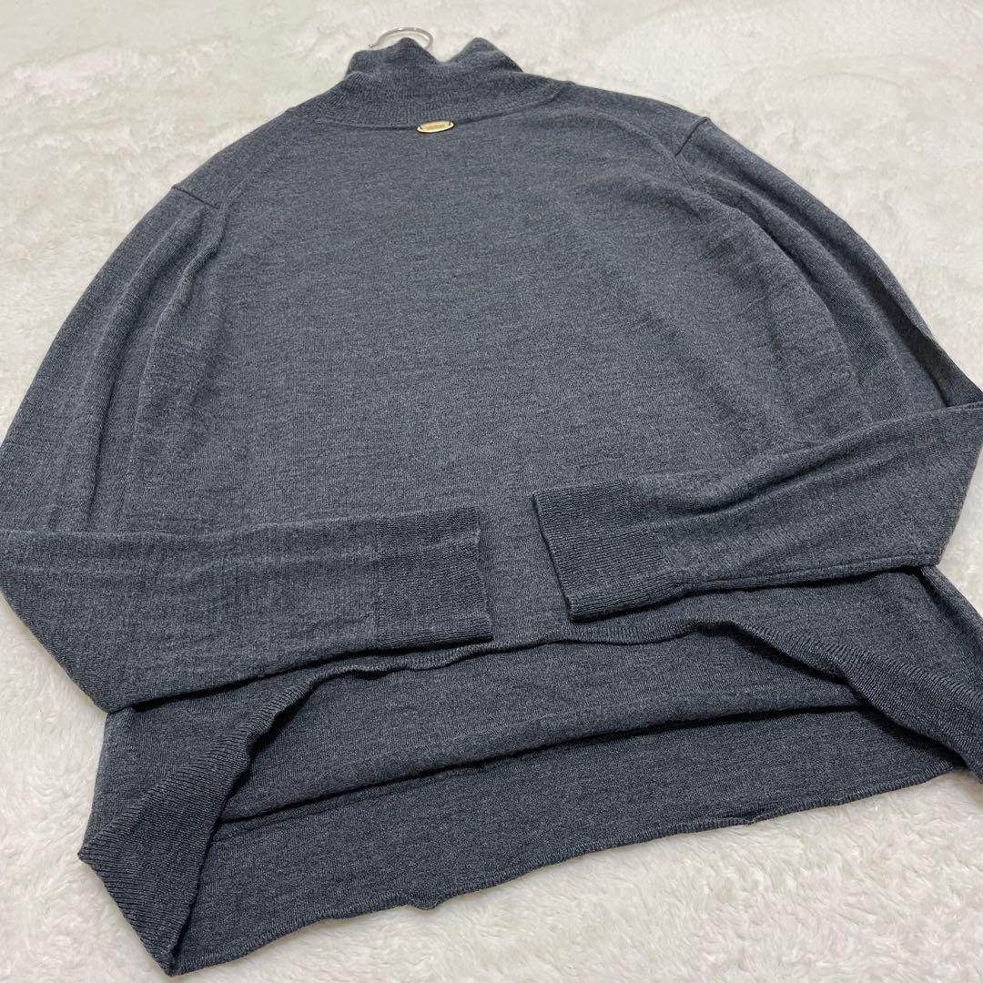 美品✨ミューズドゥーズィエムクラス FF30 タートルネックプルオーバー グレー