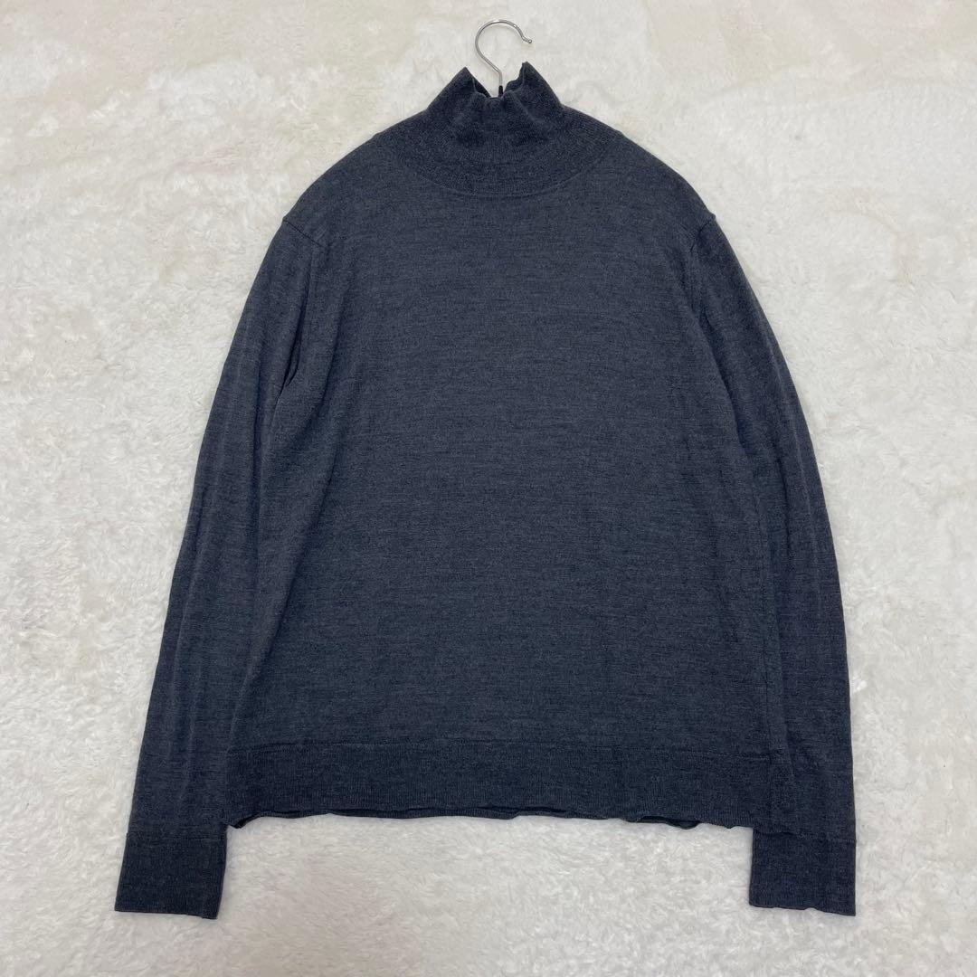 美品✨ミューズドゥーズィエムクラス FF30 タートルネックプルオーバー グレー