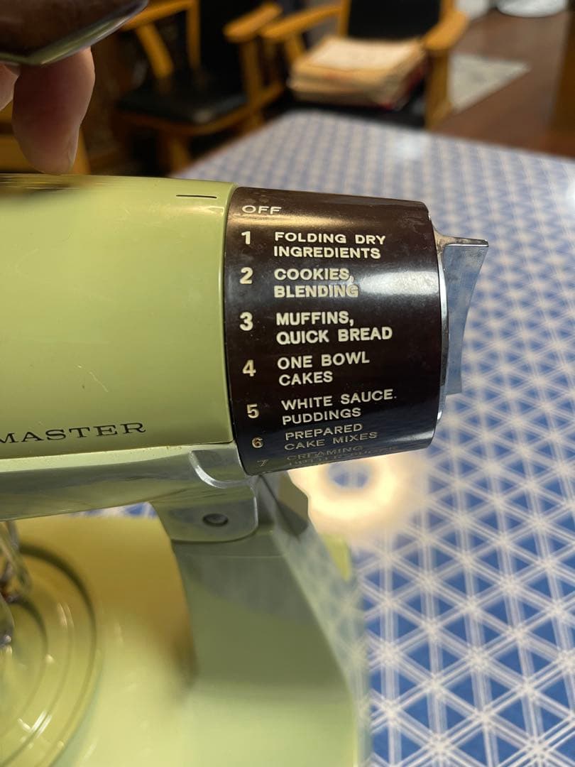 Sunbeam ミキサー 段階速度設定　レトロ