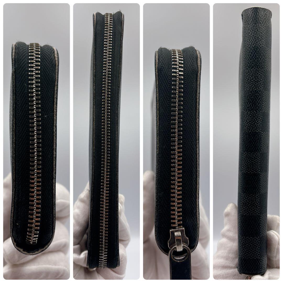 ✨美品 ルイヴィトン ジッピーオーガナイザー ダミエ グラフィット 長財布