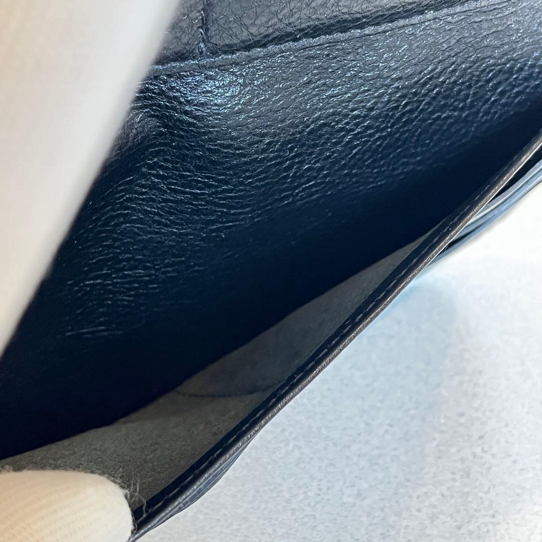 美品 IL BISONTE イルビゾンテ 長財布 ブラック