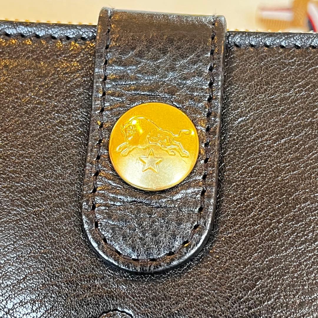 美品 IL BISONTE イルビゾンテ 長財布 ブラック