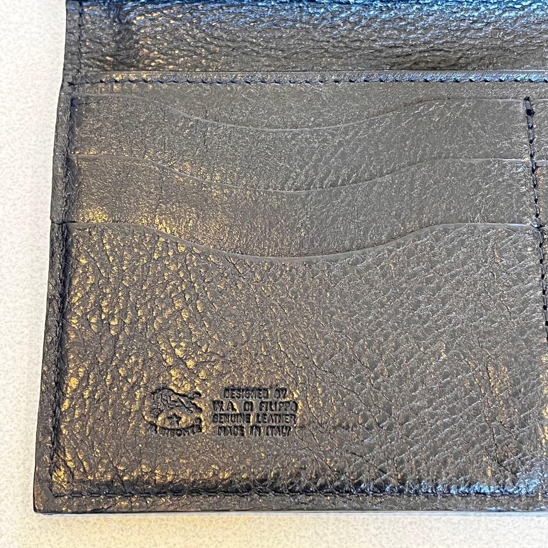 美品 IL BISONTE イルビゾンテ 長財布 ブラック