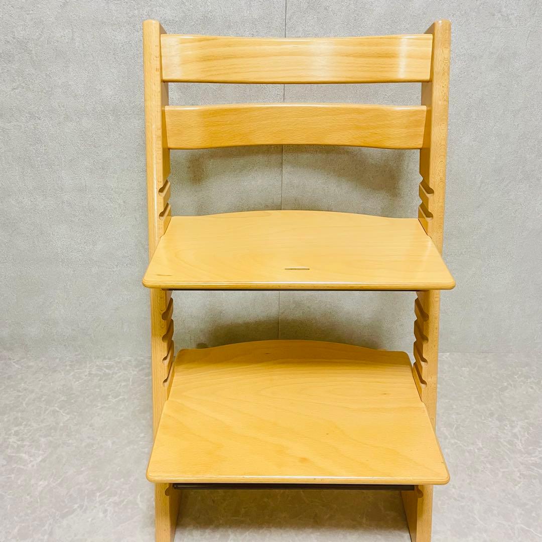 美品 STOKKE ストッケ トリップトラップ ナチュラル シリアルNo.6 ①