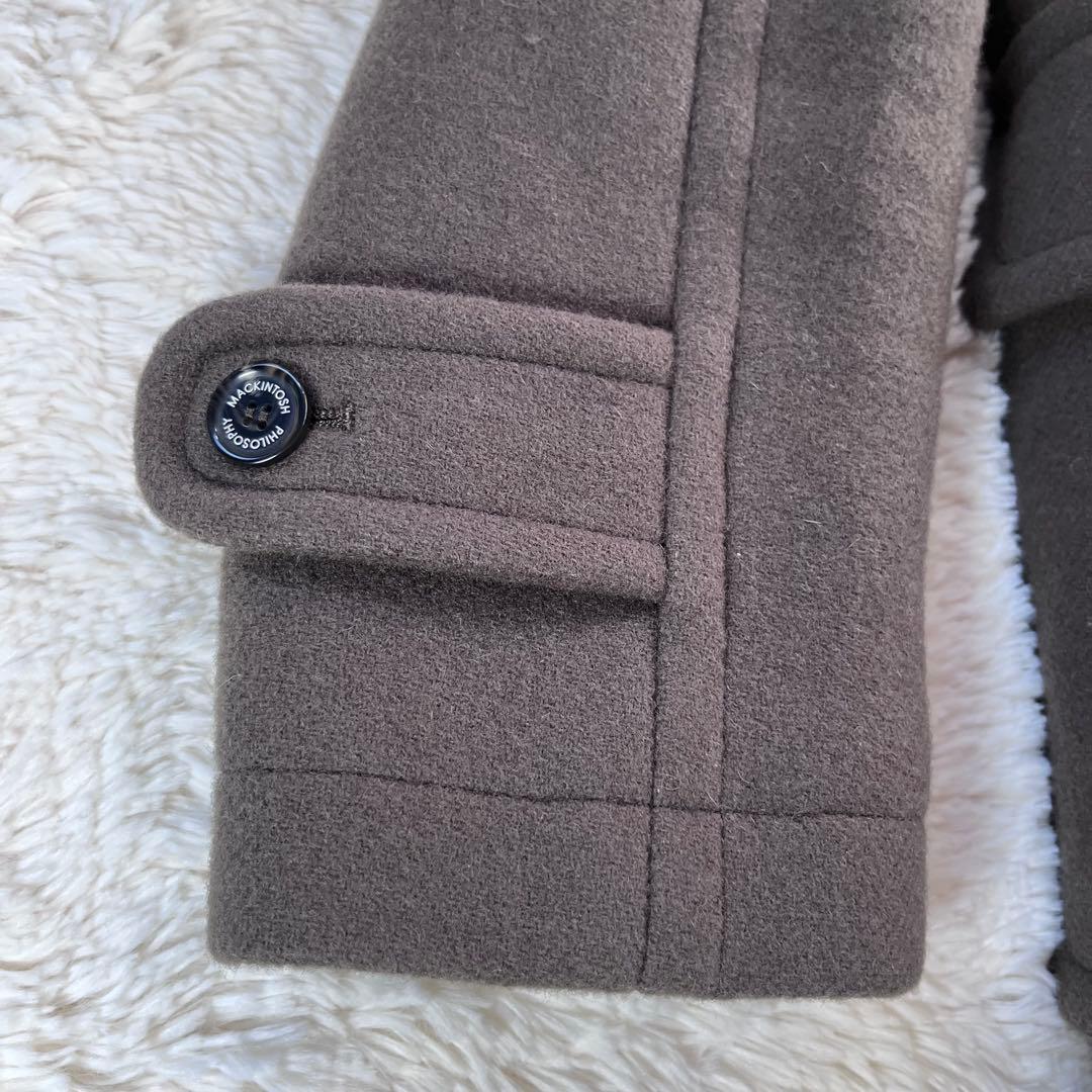 美品✨マッキントッシュフィロソフィー　ショート　ダッフルコート　36 ブラウン系