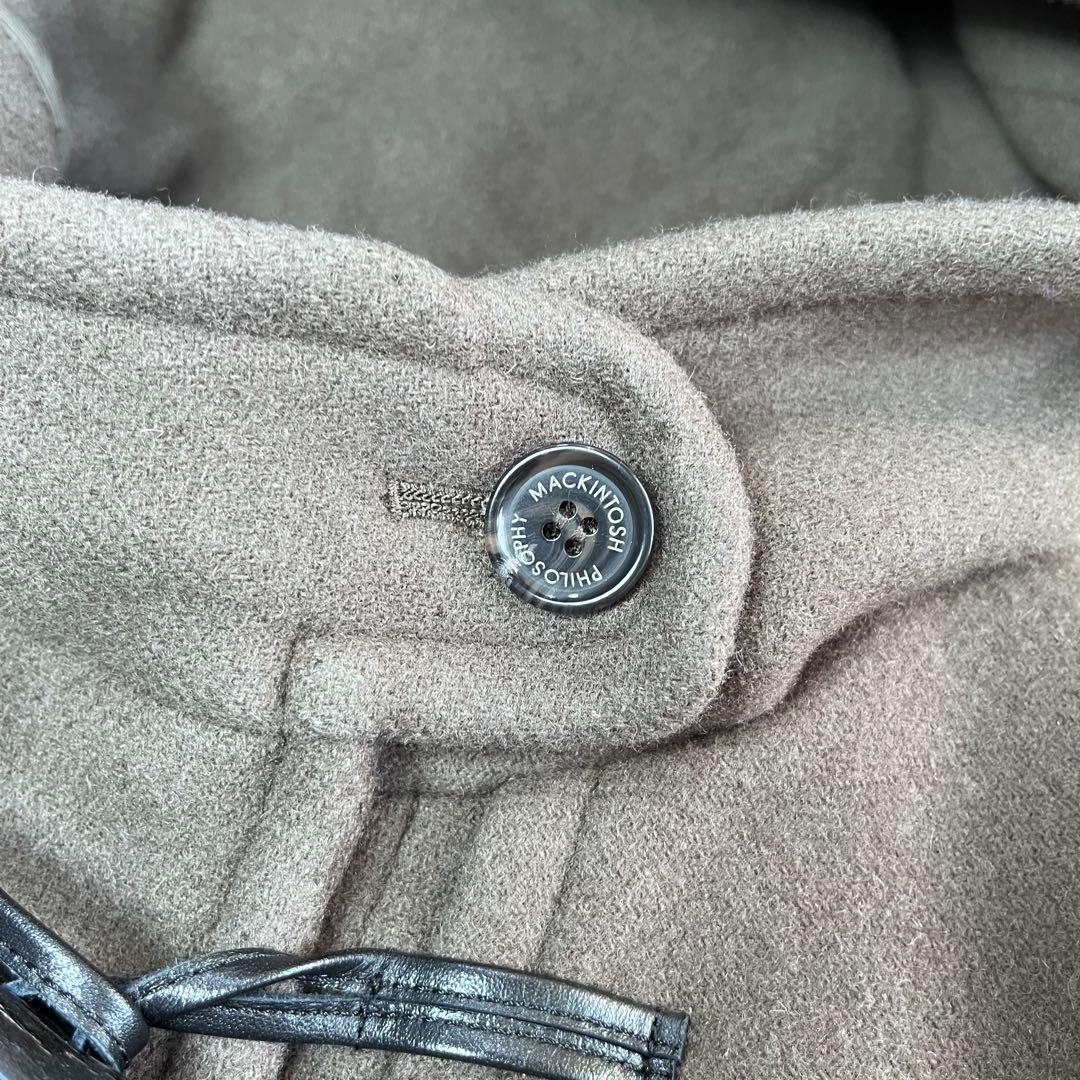 美品✨マッキントッシュフィロソフィー　ショート　ダッフルコート　36 ブラウン系