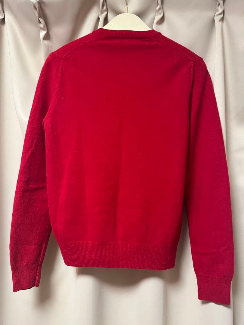 【お値下げ】PLAY COMME des GARÇONS カーディガン赤L日本製