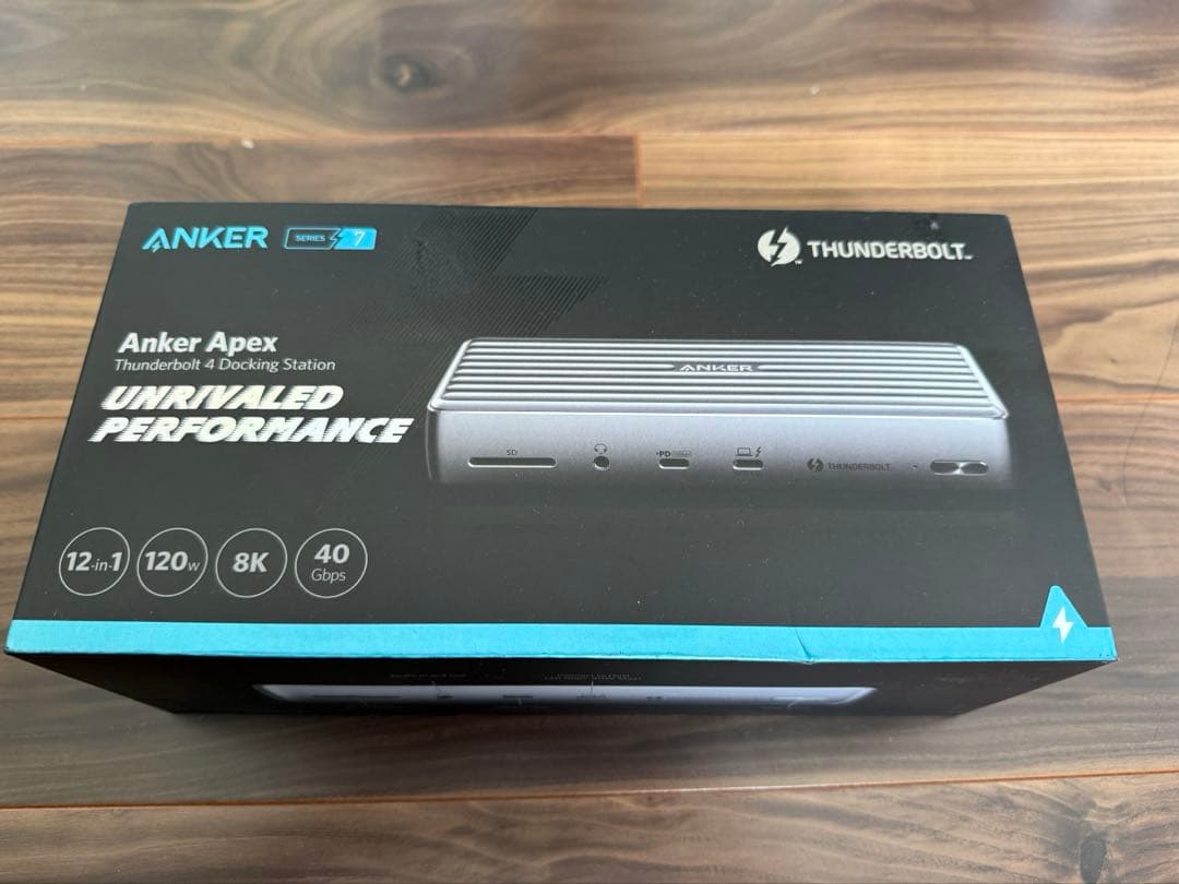 Anker Apex Thunderbolt 4 ドッキングステーション