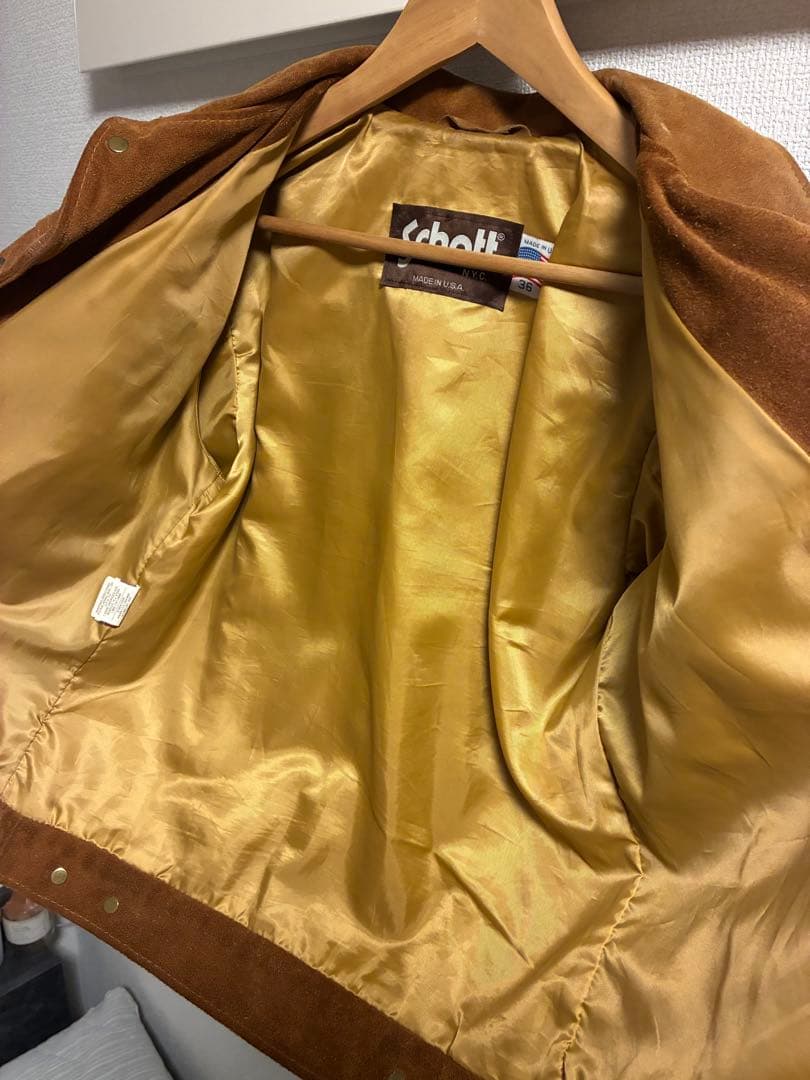 schott ショット　3rd スウェードトラッカージャケット 36サイズ