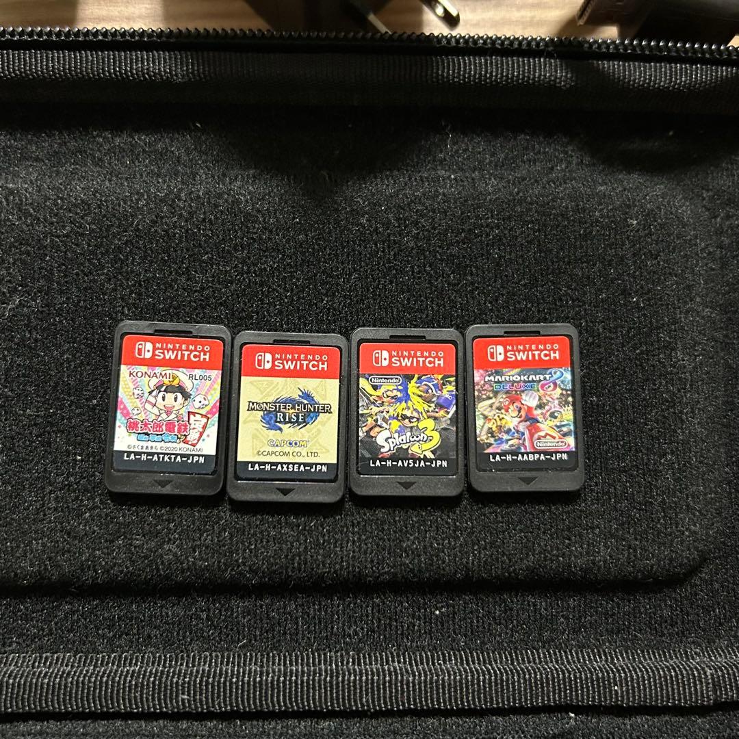 Switch 本体 ドックなし + ソフト4本 + AC/HDMI付き限定値下げ