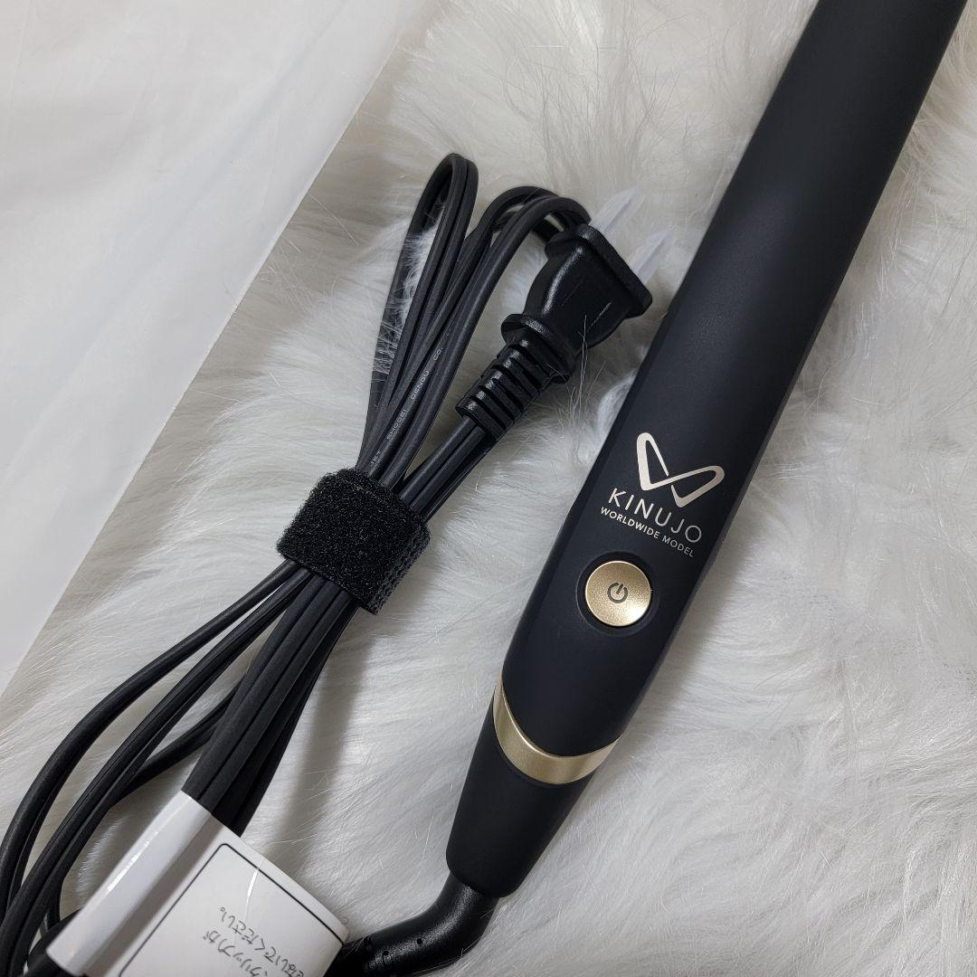 絹女 KINUJO ストレートヘアアイロンブラック DS100 海外対応